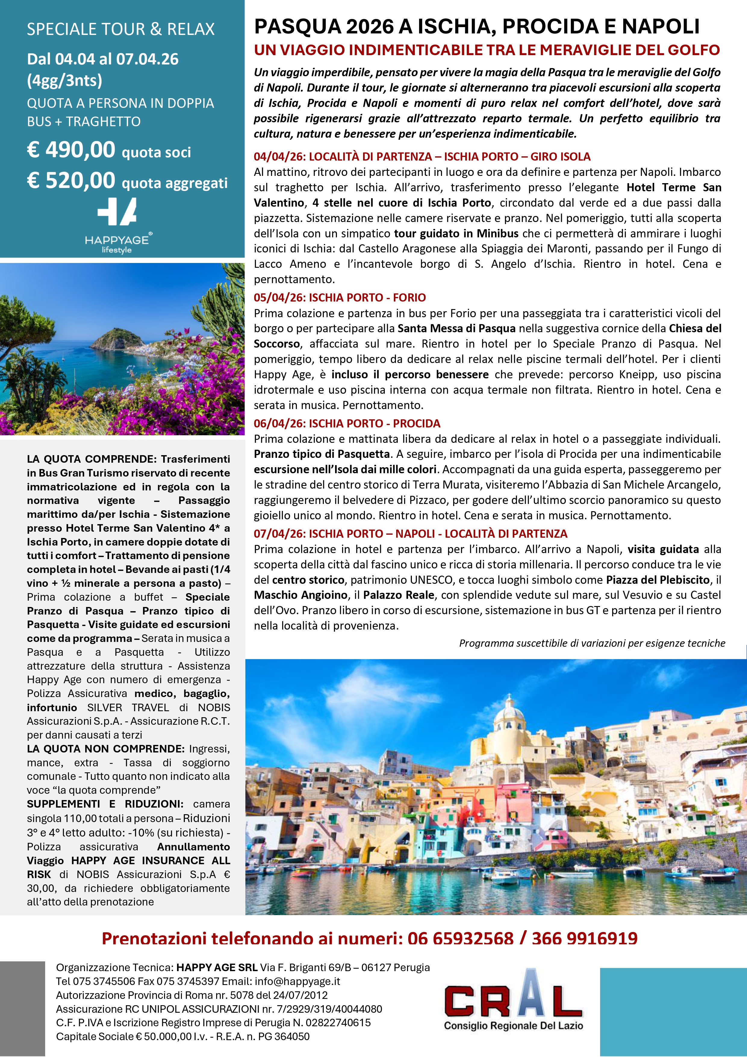 Locandina completa: Ischia, Procida e Napoli